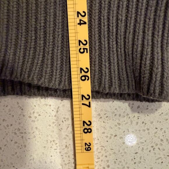 Route 66 Gray Cable Knit Sweater Women Pullover Soft Knit Scoop Neck XL Preppy - Picture 6 of 6